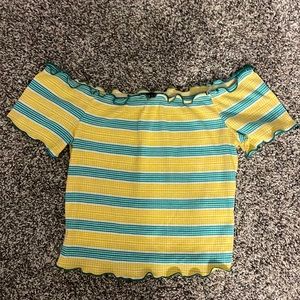 Off the Shoulder Crop Top